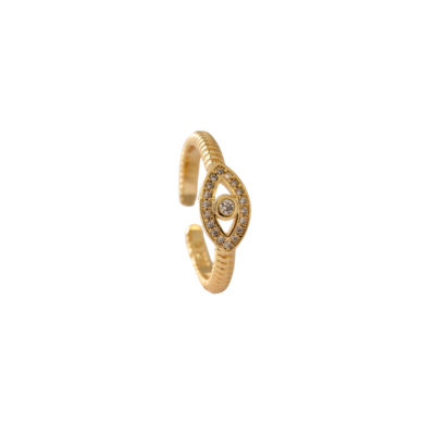 ANILLO OJO TURCO CRISTAL AJUSTABLE